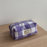 Baby gingham morada